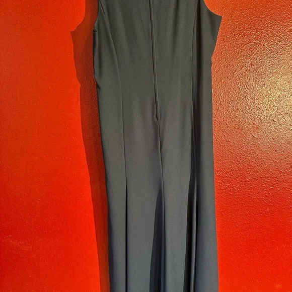 Karen Miller New York Navy Dress With Matching Jacket, Size 18 - Picture 5 of 16